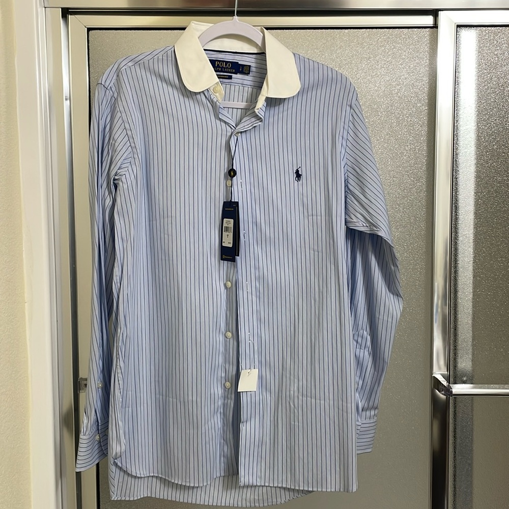 Polo Ralph Lauren Magnolia Lane Blue Striped Shirt